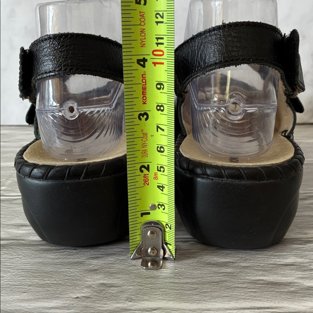 Romika Women's Black Leather Open Toe Sandals - Picture 7 of 15